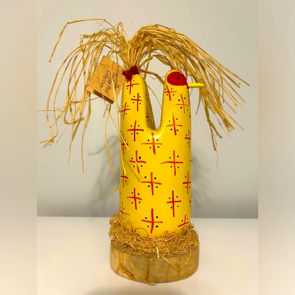 Other - NAVAJO FOLK ART CHICKEN BY EDITH JOHN  NATIVE AMERICAN  SIGNED WITH TAG